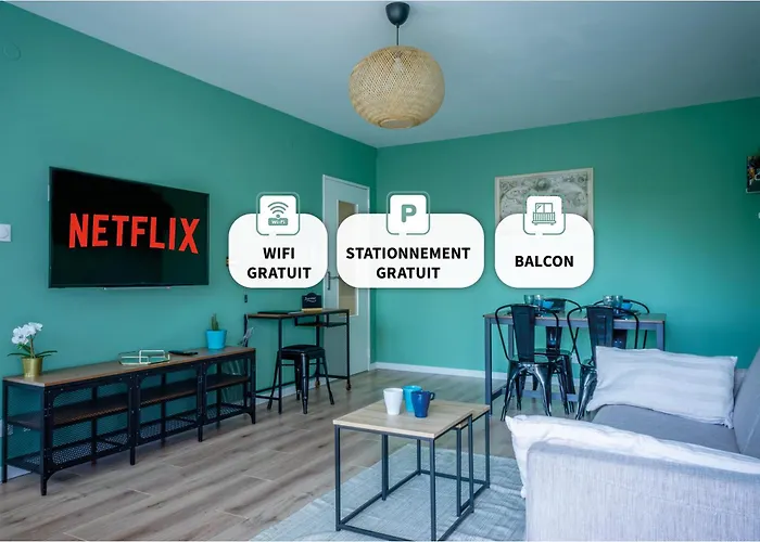 Le Colibri - Appartement T2 de 47 m2 à Metz - jusqu\'à 4 personnes